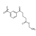 结构式 CAS# 898777-51-0, 乙基5-(3-硝基苯基)-5-氧代戊酸酯