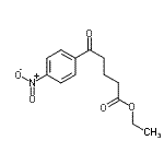 structure of CAS# 898777-59-8, Ethyl 5-(4-nitrophenyl)-5-oxopentanoate;Ethyl 5-(4-nitrophenyl)-5-oxovalerate;MFCD02261335