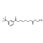 结构式 CAS# 898777-79-2, 乙基8-氧代-8-[3-(三氟甲基)苯基]辛酸酯