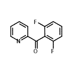structure of CAS# 898780-24-0, (2,6-Difluorophenyl)(2-pyridinyl)methanone;2-(2,6-Difluorobenzoyl)pyridine