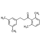structure of CAS# 898780-68-2, 1-(2,6-Dimethylphenyl)-3-(3,5-dimethylphenyl)-1-propanone;2',6'-dimethyl-3-(3,5-dimethylphenyl)propiophenone