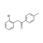 CAS#: 898783-86-3， 2-(2-Bromophenyl)-1-(4-iodophenyl)ethanone