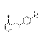 结构式 CAS# 898784-49-1, 2-{2-氧代-2-[4-(三氟甲基)苯基]乙基}苯甲腈