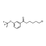 结构式 CAS# 898786-28-2, 6-氯-1-[3-(三氟甲氧基)苯基]-1-己酮