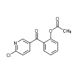 CAS#: 898786-44-2， 2-[(6-Chloro-3-pyridinyl)carbonyl]phenyl acetate