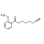 结构式 CAS# 898786-54-4, 7-(2-甲氧基苯基)-7-氧代庚烷腈