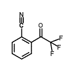 结构式 CAS# 898787-09-2, 2-(三氟乙酰基)苯甲腈