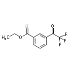 结构式 CAS# 898787-11-6, 乙基3-(三氟乙酰基)苯甲酸酯
