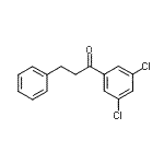 structure of CAS# 898788-84-6, 1-(3,5-Dichlorophenyl)-3-phenyl-1-propanone;3',5'-dichloro-3-phenylpropiophenone