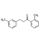 结构式 CAS# 898790-31-3, 1-(2-甲基苯基)-3-(3-甲基苯基)-1-丙酮