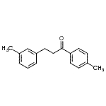 结构式 CAS# 898790-35-7, 3-(3-甲基苯基)-1-(4-甲基苯基)-1-丙酮
