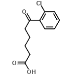 结构式 CAS# 898792-61-5, 6-(2-氯苯基)-6-氧代己酸
