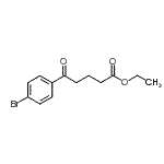 结构式 CAS# 898792-67-1, 乙基5-(4-溴苯基)-5-氧代戊酸酯
