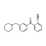 CAS#: 898792-68-2， 2-[3-(1-Piperidinylmethyl)benzoyl]benzonitrile