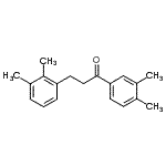structure of CAS# 898792-83-1, 3-(2,3-Dimethylphenyl)-1-(3,4-dimethylphenyl)-1-propanone;3',4'-dimethyl-3-(2,3-dimethylphenyl)propiophenone