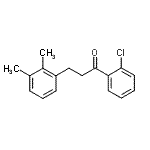 结构式 CAS# 898792-98-8, 1-(2-氯苯基)-3-(2,3-二甲基苯基)-1-丙酮