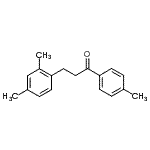 structure of CAS# 898793-57-2, 3-(2,4-Dimethylphenyl)-1-(4-methylphenyl)-1-propanone;3-(2,4-dimethylphenyl)-4'-methylpropiophenone