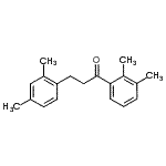 结构式 CAS# 898794-02-0, 1-(2,3-二甲基苯基)-3-(2,4-二甲基苯基)-1-丙酮
