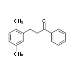 structure of CAS# 898794-72-4, 3-(2,5-Dimethylphenyl)-1-phenyl-1-propanone;3-(2,5-dimethylphenyl)propiophenone