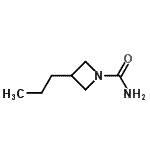 CAS#: 89940-76-1， 3-Propyl-1-azetidinecarboxamide