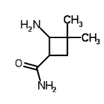 CAS#: 89940-78-3， 2-Amino-3,3-dimethylcyclobutanecarboxamide
