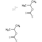 CAS#: 89946-76-9， Zinc bis(O-isopropyl carbonodithioate)