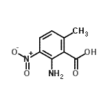 CAS#: 89977-14-0， 2-Amino-6-methyl-3-nitrobenzoic acid