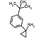 CAS#: 900802-72-4， 1-[3-(2-Methyl-2-propanyl)phenyl]cyclopropanamine
