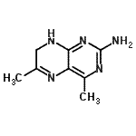 CAS#: 90085-11-3， 4,6-Dimethyl-1,7-dihydro-2-pteridinamine