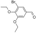 结构式 CAS# 90109-64-1, 3-溴-4,5-二乙氧基苯甲醛