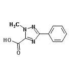 CAS#: 90145-38-3， 1-Methyl-3-phenyl-1H-1,2,4-triazole-5-carboxylic acid