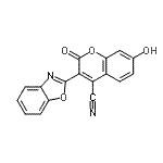 CAS#: 90146-01-3， 3-(1,3-Benzoxazol-2-yl)-7-hydroxy-2-oxo-2H-chromene-4-carbonitrile