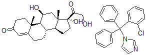 CAS#: 90155-19-4， Clotrimazole-hydrocortisone