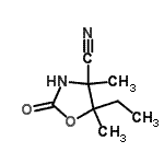 CAS#: 90197-36-7， 5-Ethyl-4,5-dimethyl-2-oxo-1,3-oxazolidine-4-carbonitrile