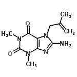 CAS#: 902047-64-7， 8-Amino-1,3-dimethyl-7-(2-methyl-2-propen-1-yl)-3,7-dihydro-1H-purine-2,6-dione