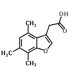 CAS#: 902139-76-8， (4,6,7-Trimethyl-1-benzofuran-3-yl)acetic acid