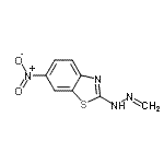 CAS#: 90220-89-6， Formaldehyde (6-nitro-1,3-benzothiazol-2-yl)hydrazone