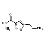 CAS 登录号：90221-28-6， 5-丙基-1,2-恶唑-3-甲酰肼