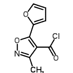 CAS#: 90225-06-2， 5-(2-Furyl)-3-methyl-1,2-oxazole-4-carbonyl chloride
