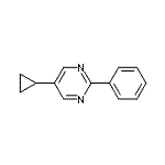 CAS#: 90253-39-7， 5-Cyclopropyl-2-phenylpyrimidine
