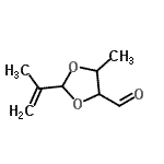 CAS#: 90278-54-9， 2-Isopropenyl-5-methyl-1,3-dioxolane-4-carbaldehyde