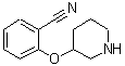 结构式 CAS# 902836-51-5, 2-(3-哌啶基氧基)苯甲腈