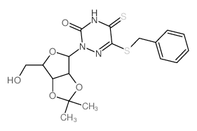 CAS#: 90302-12-8， 6-Benzylsulfanyl-2-[4-(hydroxymethyl)-7,7-dimethyl-3,6,8-trioxabicyclo [3.3.0]oct-2-yl]-5-sulfanylidene-1,2,4-triazin-3-one
