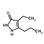 CAS#: 90346-23-9， 4-Ethyl-5-propyl-1,2-dihydro-3H-pyrazol-3-one