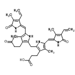 CAS#: 9038-71-5， 3-[2-[[3-(2-carboxyethyl)-4-methyl-5-[(Z)-(4-methyl-5-oxo-3-vinyl-pyrrol-2-ylidene)methyl]-1H-pyrrol-2-yl]methyl]-4-methyl-5-[(Z)-(3-methyl-5-oxo-4-vinyl-pyrrol-2-ylidene)methyl]-1H-pyrrol-3-yl]propanoic acid
