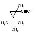 CAS#: 90404-08-3， 2-Ethynyl-2-methyl-1-(2-methyl-2-propanyl)aziridine