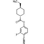 CAS 登录号：90525-56-7， 4-氰基-3-氟苯基反式-4-乙基环己甲酸酯