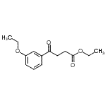 结构式 CAS# 905592-32-7, 乙基4-(3-乙氧基苯基)-4-氧代丁酸酯