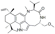 CAS#: 90599-28-3， (4S,7S,10R,13R)-10-Ethenyl-1,3,4,5,7,8,10,11,12,13-decahydro-4-(methoxymethyl)-8,10,13-trimethyl-7,13-diisopropyl-6H-benzo[g][1,4]diazonino[7,6,5-cd]indol-6-one