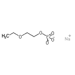 CAS#: 90604-91-4， sodium 2-ethoxyethyl phosphate